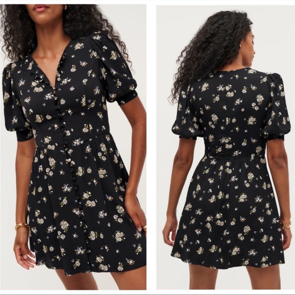 REFORMATION Laylin Daisy Dress Size 4 - Picture 2 of 11